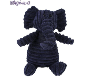 Vocal Animal Plush for Pet Dog Molar Teeth Cleaning Training (Option: Elephant)